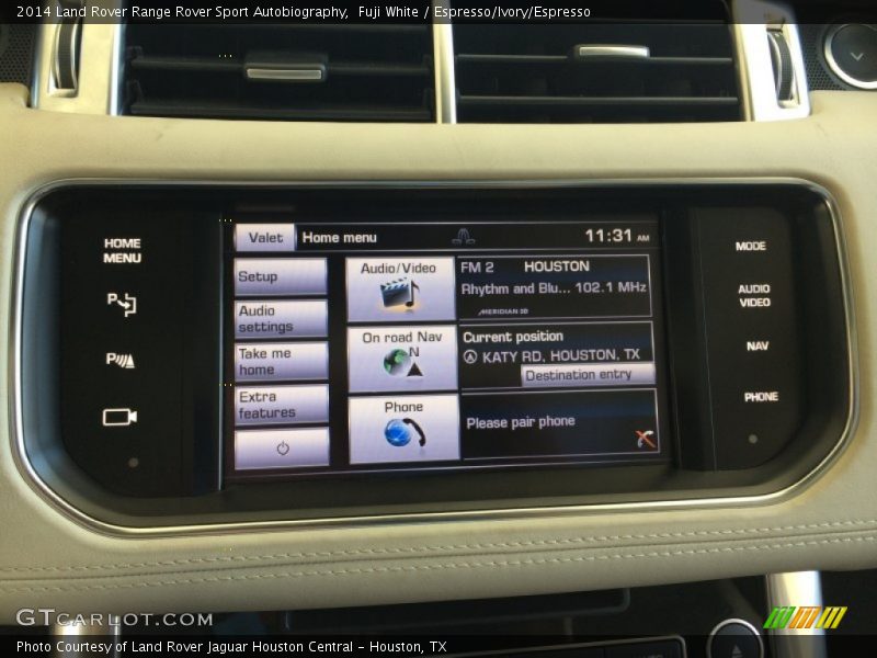 Controls of 2014 Range Rover Sport Autobiography