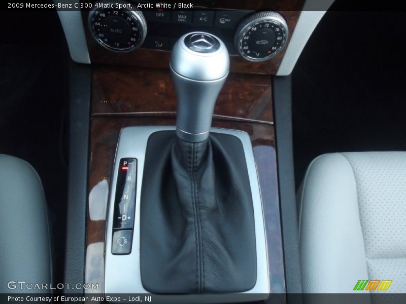 Arctic White / Black 2009 Mercedes-Benz C 300 4Matic Sport