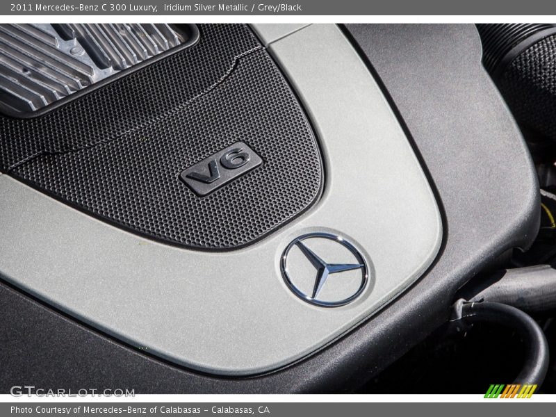 Iridium Silver Metallic / Grey/Black 2011 Mercedes-Benz C 300 Luxury