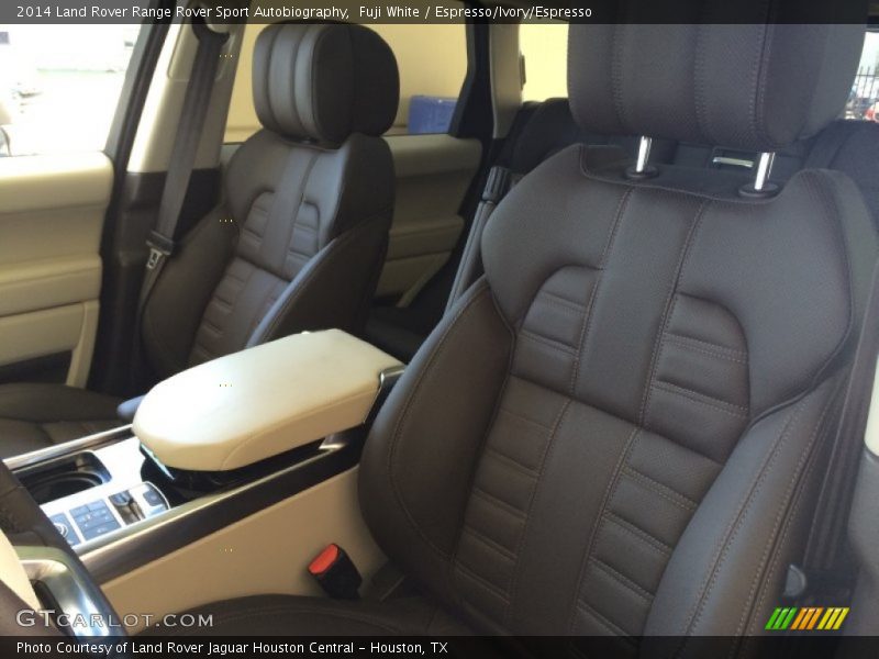 Front Seat of 2014 Range Rover Sport Autobiography