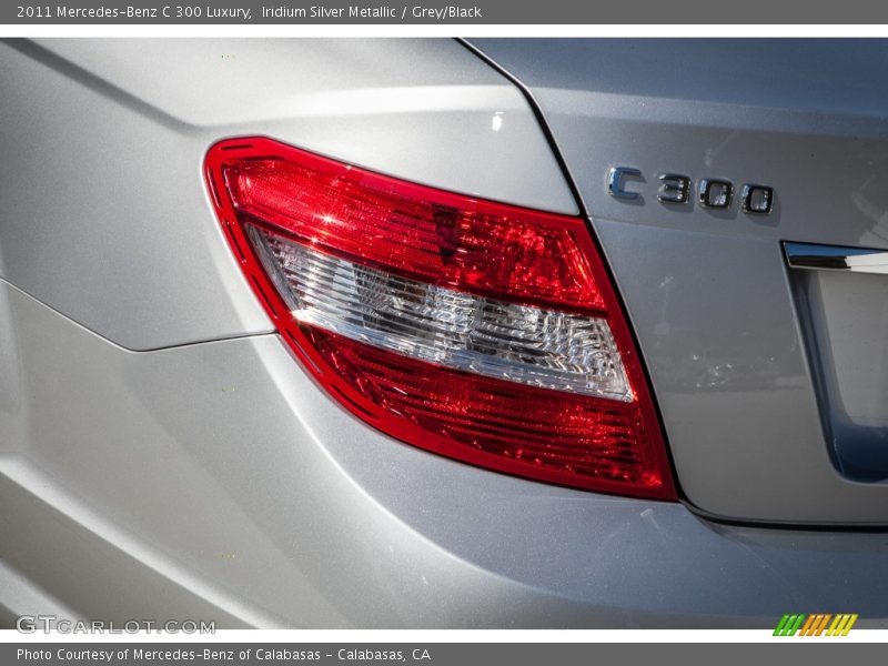 Iridium Silver Metallic / Grey/Black 2011 Mercedes-Benz C 300 Luxury
