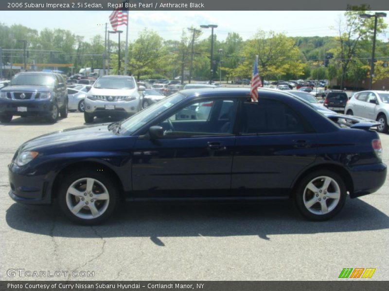 Regal Blue Pearl / Anthracite Black 2006 Subaru Impreza 2.5i Sedan