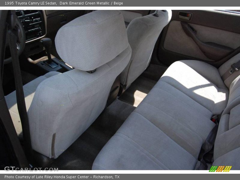 Dark Emerald Green Metallic / Beige 1995 Toyota Camry LE Sedan