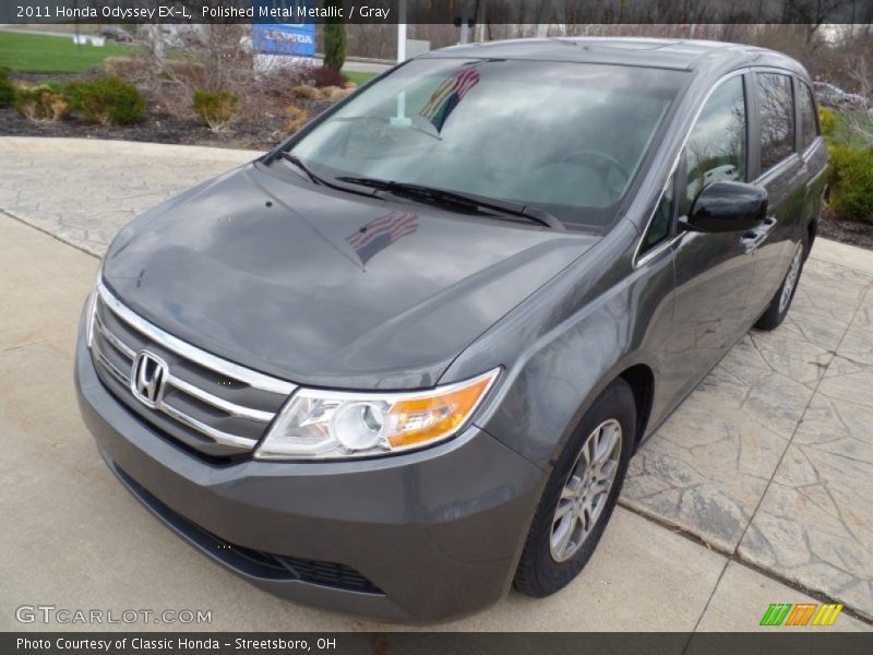 Polished Metal Metallic / Gray 2011 Honda Odyssey EX-L