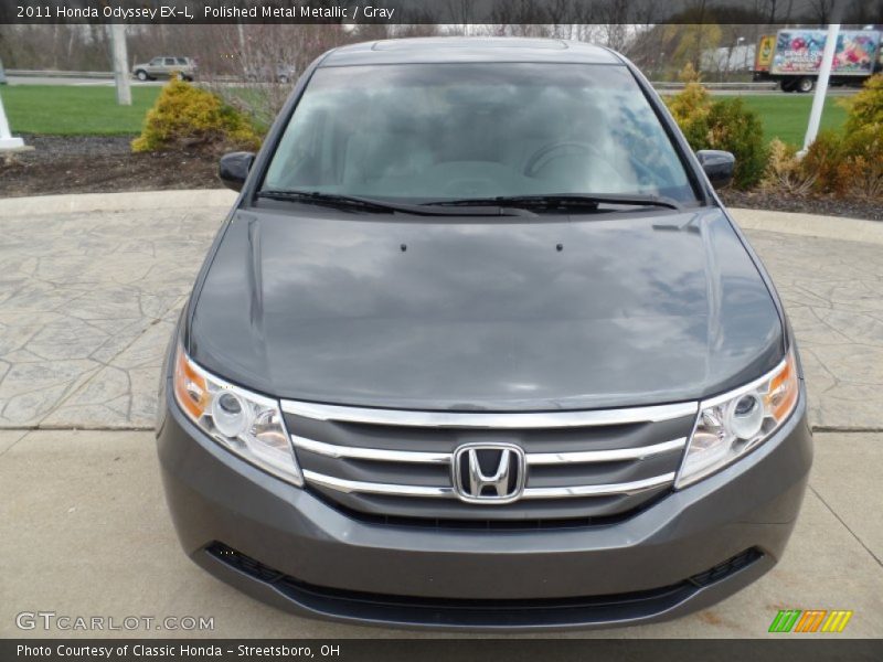 Polished Metal Metallic / Gray 2011 Honda Odyssey EX-L