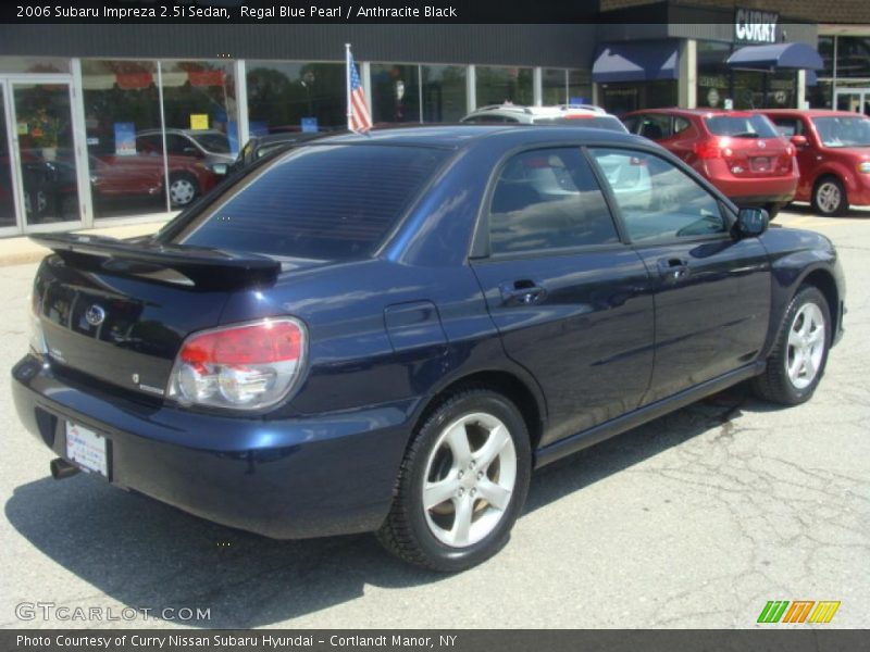 Regal Blue Pearl / Anthracite Black 2006 Subaru Impreza 2.5i Sedan