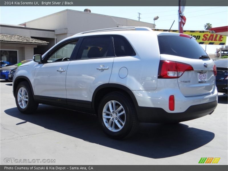 Bright Silver / Black 2014 Kia Sorento LX