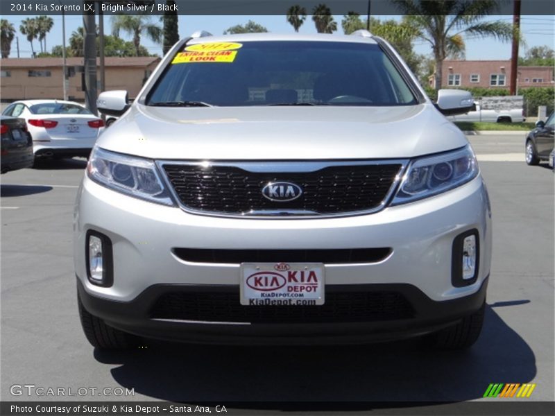 Bright Silver / Black 2014 Kia Sorento LX