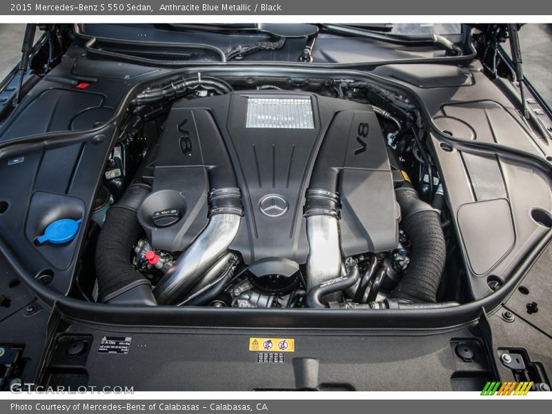  2015 S 550 Sedan Engine - 4.6 Liter biturbo DI DOHC 32-Valve VVT V8