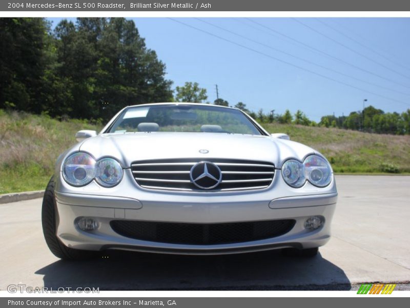 Brilliant Silver Metallic / Ash 2004 Mercedes-Benz SL 500 Roadster