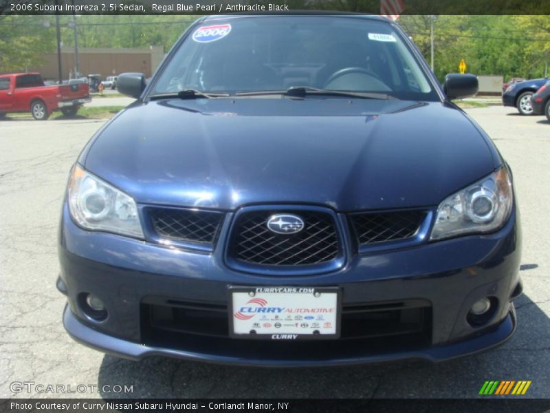 Regal Blue Pearl / Anthracite Black 2006 Subaru Impreza 2.5i Sedan
