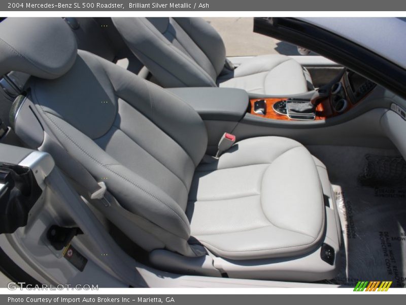 Brilliant Silver Metallic / Ash 2004 Mercedes-Benz SL 500 Roadster