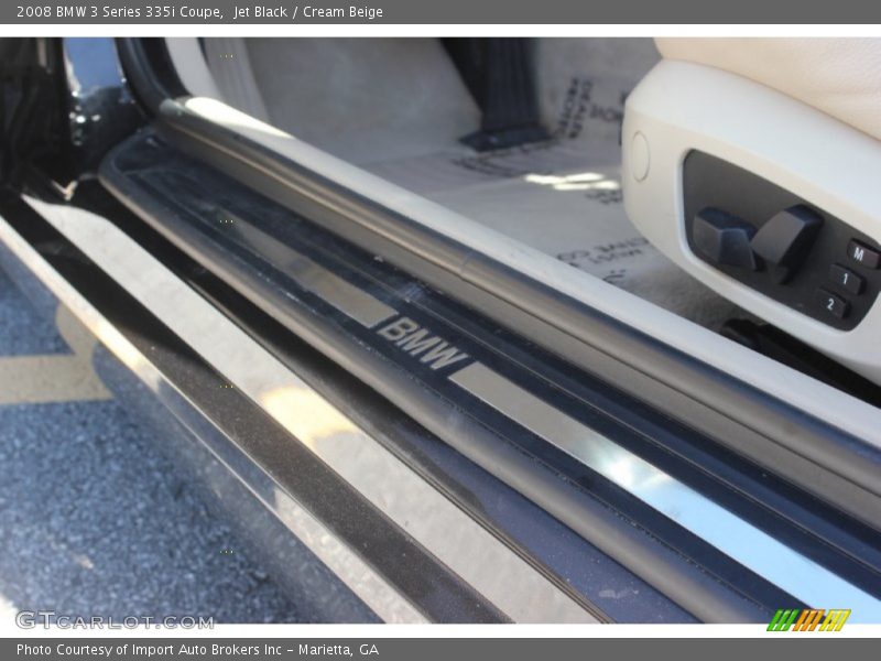 Jet Black / Cream Beige 2008 BMW 3 Series 335i Coupe