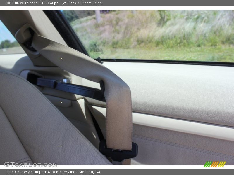 Jet Black / Cream Beige 2008 BMW 3 Series 335i Coupe