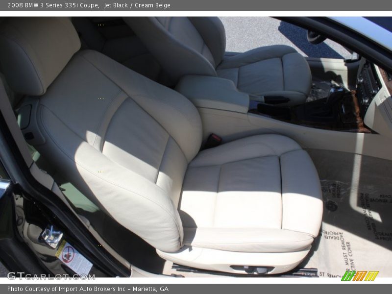 Jet Black / Cream Beige 2008 BMW 3 Series 335i Coupe