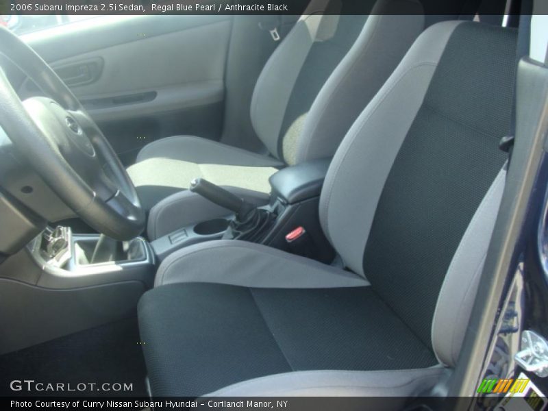 Regal Blue Pearl / Anthracite Black 2006 Subaru Impreza 2.5i Sedan