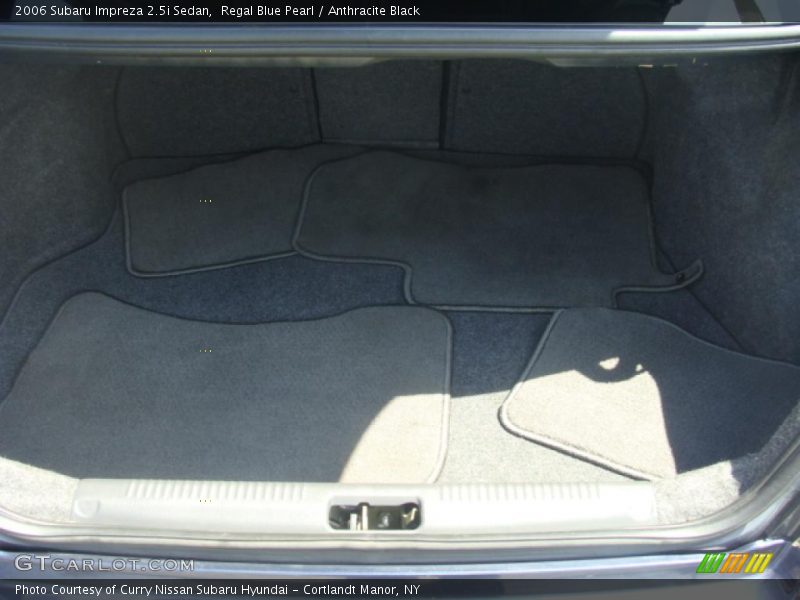 Regal Blue Pearl / Anthracite Black 2006 Subaru Impreza 2.5i Sedan
