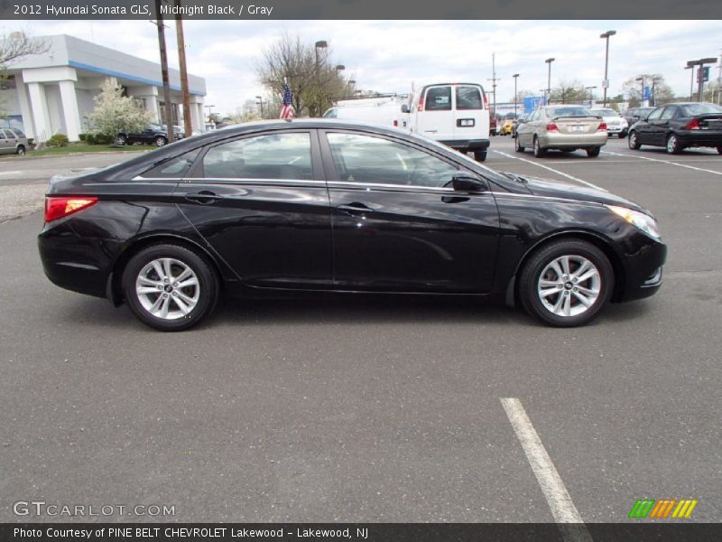 Midnight Black / Gray 2012 Hyundai Sonata GLS