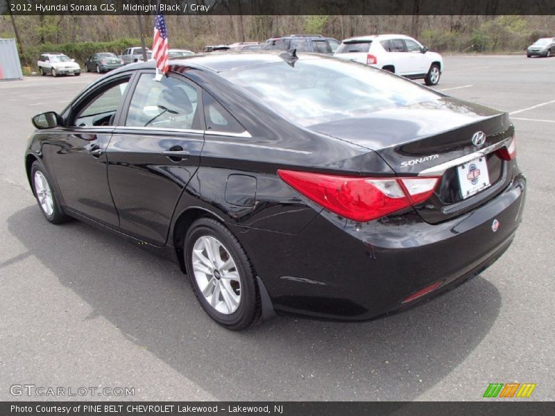 Midnight Black / Gray 2012 Hyundai Sonata GLS