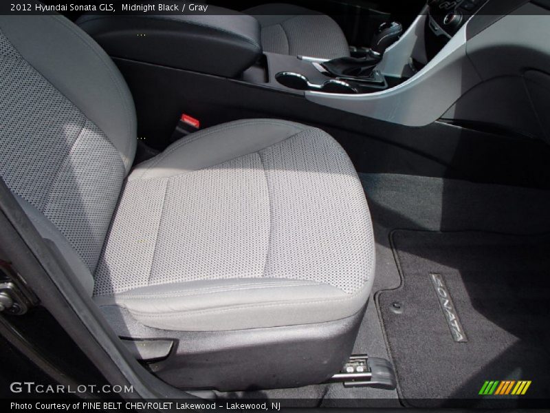 Midnight Black / Gray 2012 Hyundai Sonata GLS
