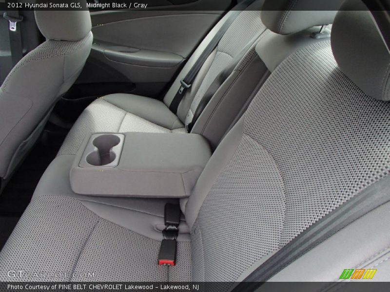Midnight Black / Gray 2012 Hyundai Sonata GLS