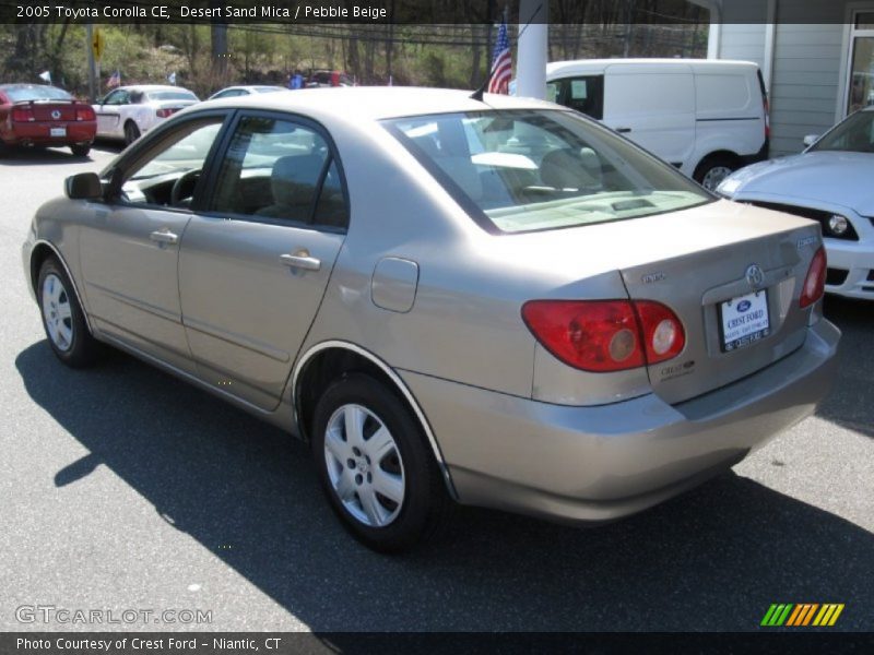 Desert Sand Mica / Pebble Beige 2005 Toyota Corolla CE