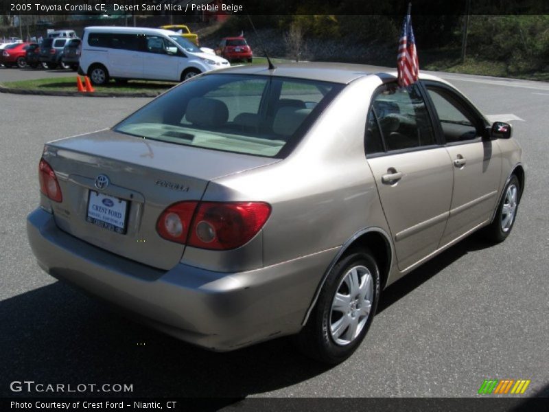 Desert Sand Mica / Pebble Beige 2005 Toyota Corolla CE