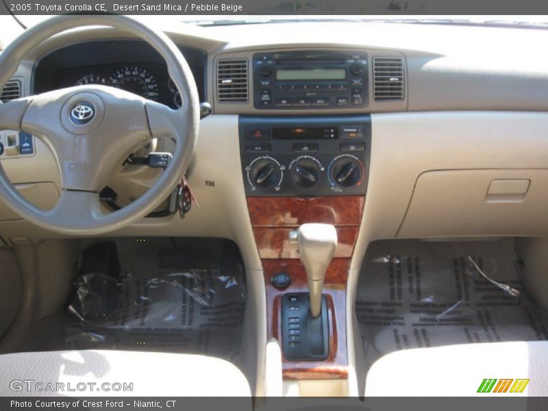 Desert Sand Mica / Pebble Beige 2005 Toyota Corolla CE