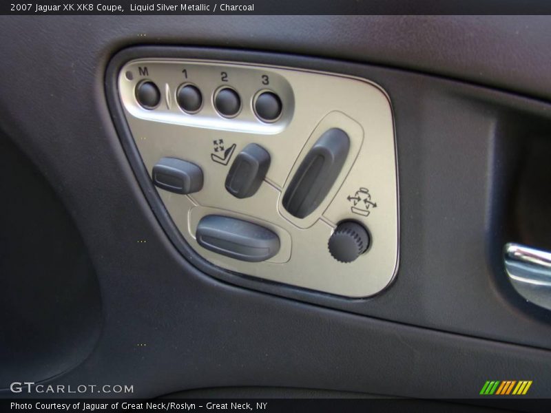 Liquid Silver Metallic / Charcoal 2007 Jaguar XK XK8 Coupe