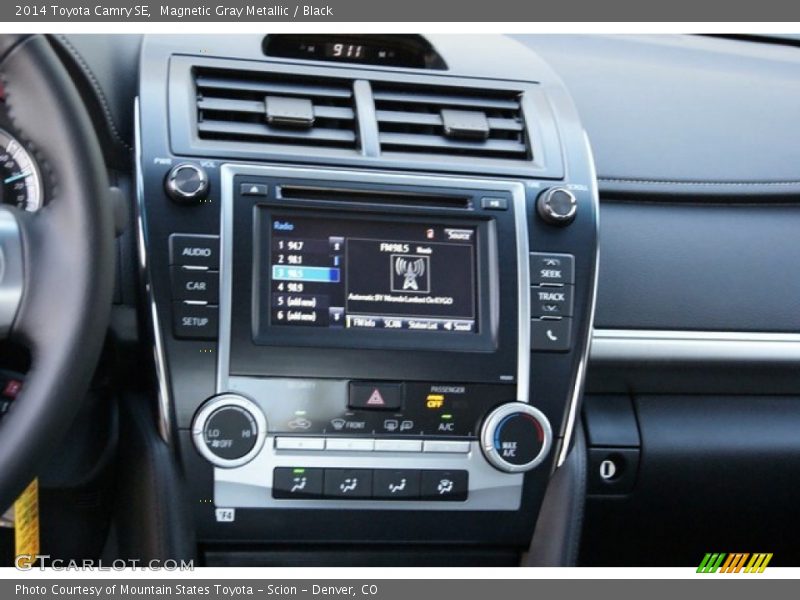 Magnetic Gray Metallic / Black 2014 Toyota Camry SE