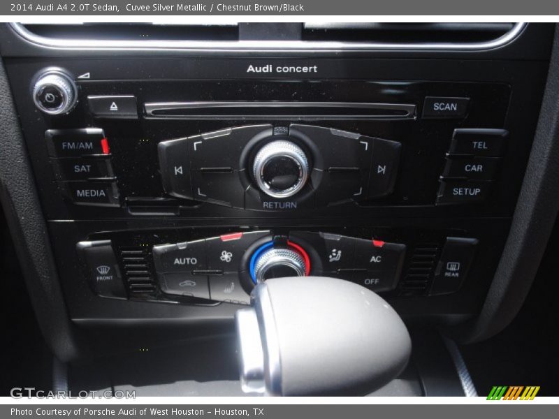 Cuvee Silver Metallic / Chestnut Brown/Black 2014 Audi A4 2.0T Sedan