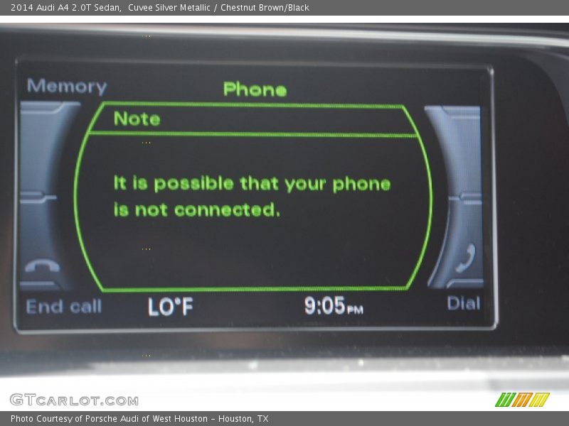 Cuvee Silver Metallic / Chestnut Brown/Black 2014 Audi A4 2.0T Sedan