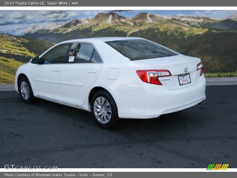 Super White / Ash 2014 Toyota Camry LE