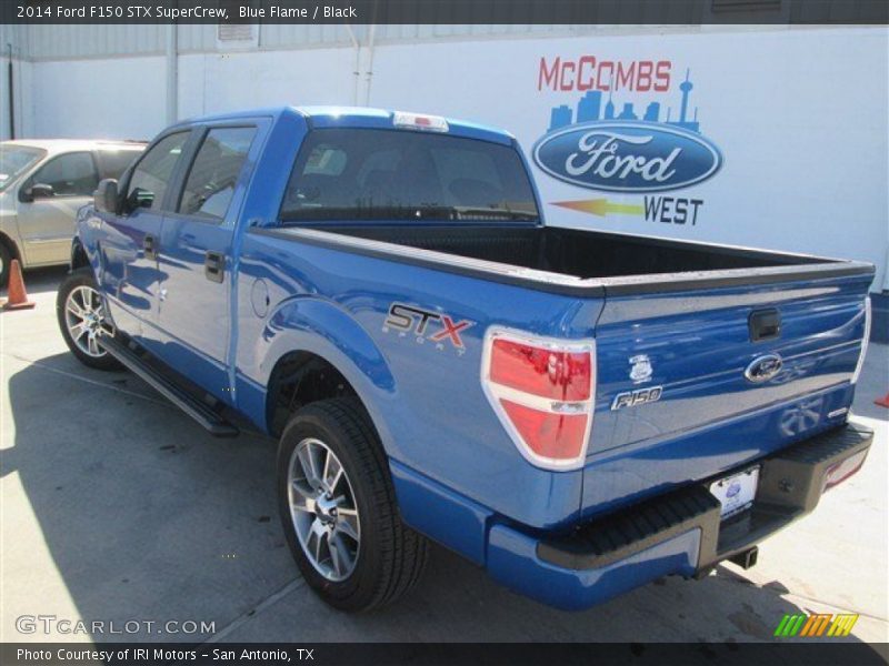 Blue Flame / Black 2014 Ford F150 STX SuperCrew