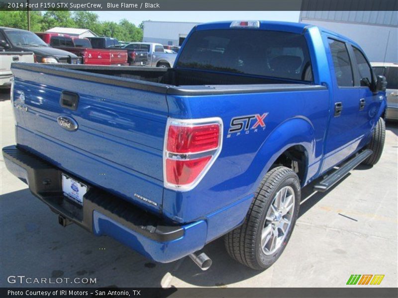 Blue Flame / Black 2014 Ford F150 STX SuperCrew