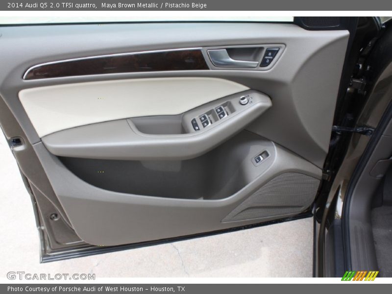 Maya Brown Metallic / Pistachio Beige 2014 Audi Q5 2.0 TFSI quattro