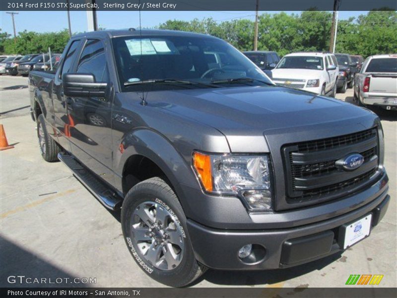 Sterling Grey / Steel Grey 2014 Ford F150 STX SuperCab