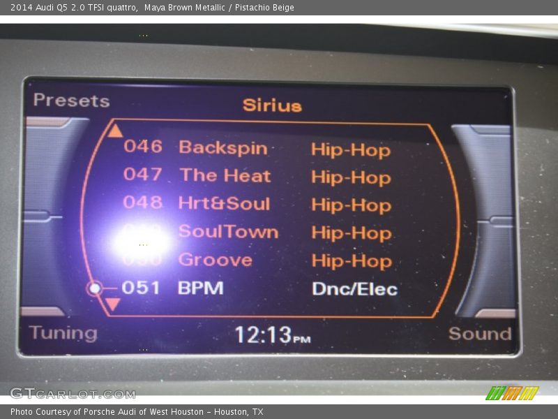 Maya Brown Metallic / Pistachio Beige 2014 Audi Q5 2.0 TFSI quattro