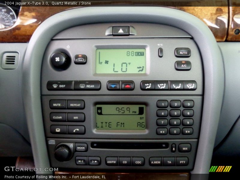 Controls of 2004 X-Type 3.0