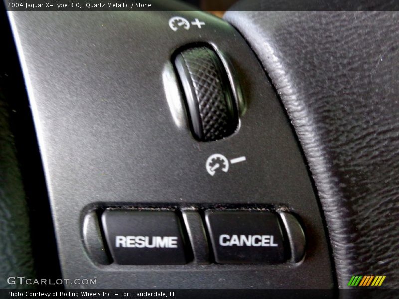 Controls of 2004 X-Type 3.0