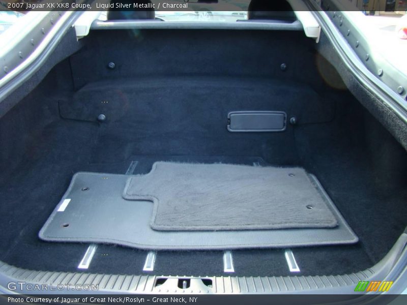 Liquid Silver Metallic / Charcoal 2007 Jaguar XK XK8 Coupe