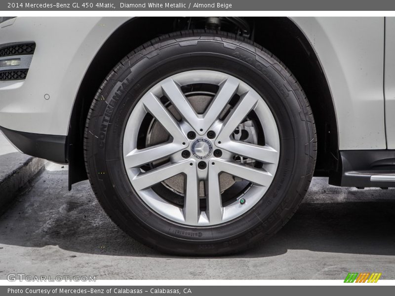 Diamond White Metallic / Almond Beige 2014 Mercedes-Benz GL 450 4Matic
