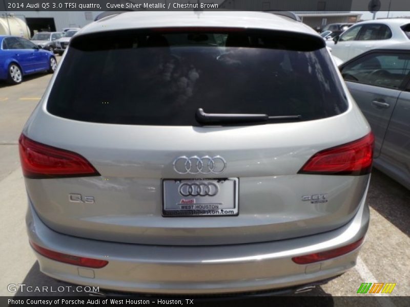 Cuvee Silver Metallic / Chestnut Brown 2014 Audi Q5 3.0 TFSI quattro