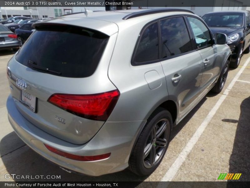 Cuvee Silver Metallic / Chestnut Brown 2014 Audi Q5 3.0 TFSI quattro