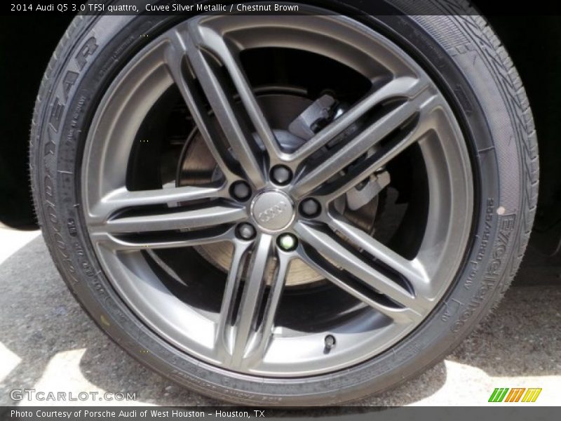 Cuvee Silver Metallic / Chestnut Brown 2014 Audi Q5 3.0 TFSI quattro