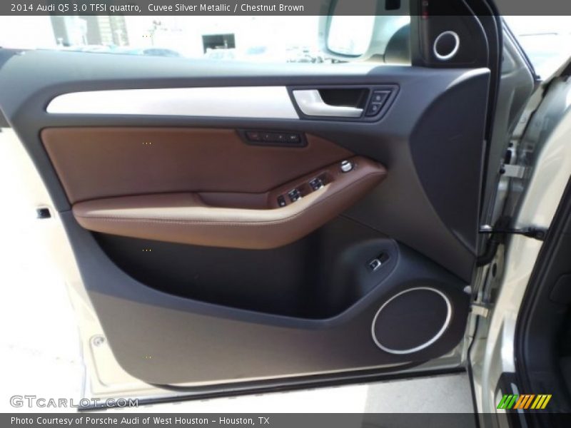 Cuvee Silver Metallic / Chestnut Brown 2014 Audi Q5 3.0 TFSI quattro