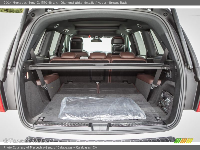 Diamond White Metallic / Auburn Brown/Black 2014 Mercedes-Benz GL 550 4Matic