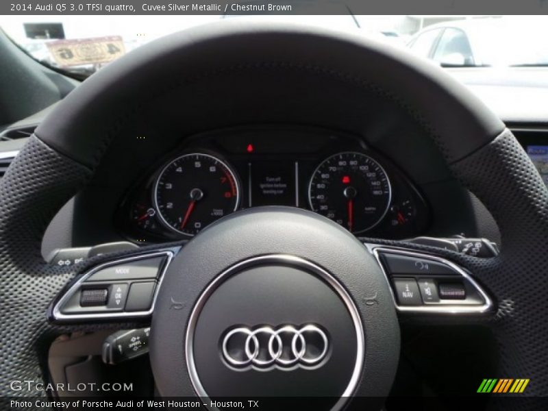 Cuvee Silver Metallic / Chestnut Brown 2014 Audi Q5 3.0 TFSI quattro
