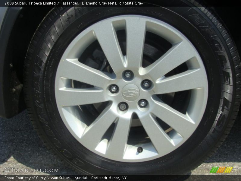 Diamond Gray Metallic / Slate Gray 2009 Subaru Tribeca Limited 7 Passenger