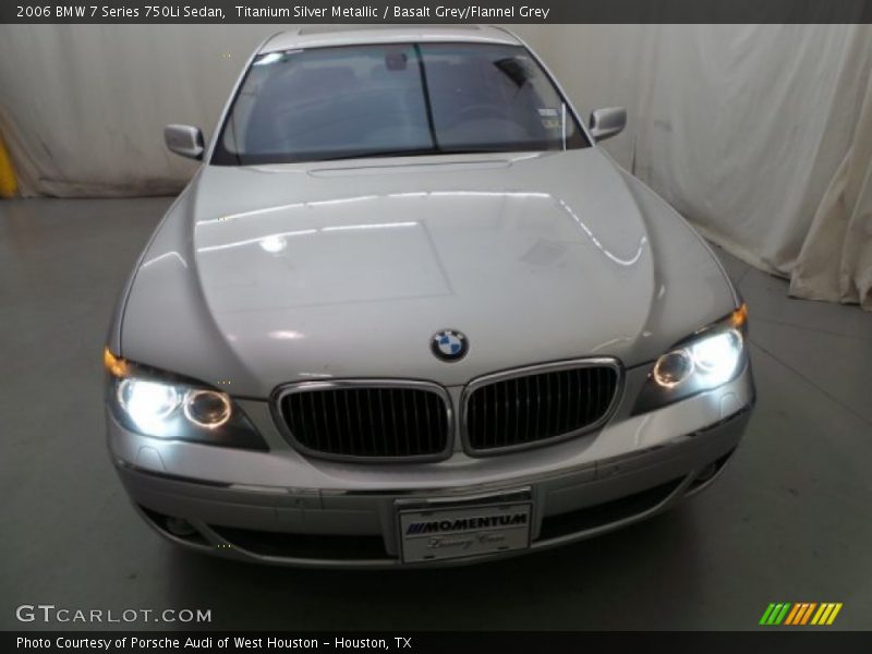 Titanium Silver Metallic / Basalt Grey/Flannel Grey 2006 BMW 7 Series 750Li Sedan